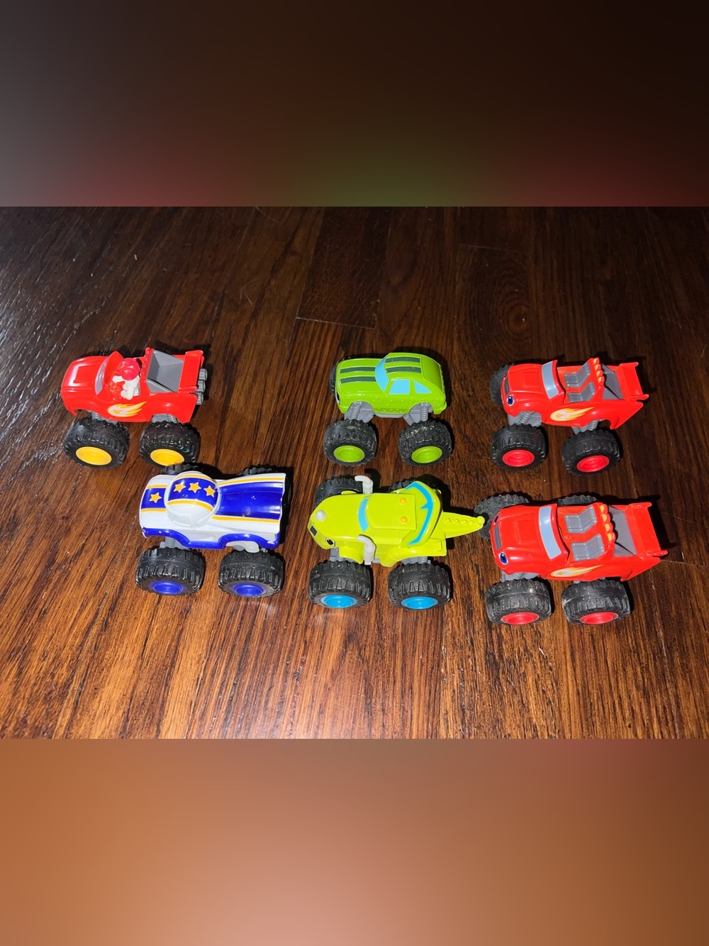 Mattel Blaze Monster Machines Wheels monster truck lot 6 pull back